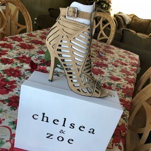 Chelsea & Zoe Parinka Peep Toe Heels